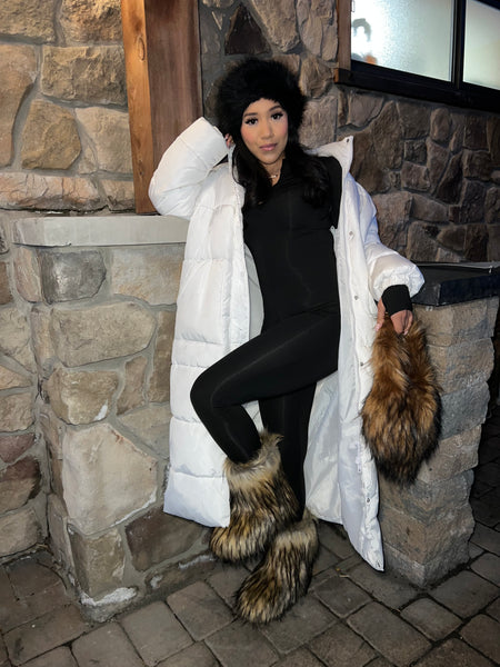 faux fur boots cocoa boots furry boots winter furry boots